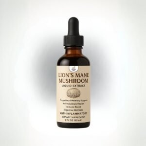 Lion’s Mane Mushroom Liquid Extract for Brain, Nerve & Immune Support